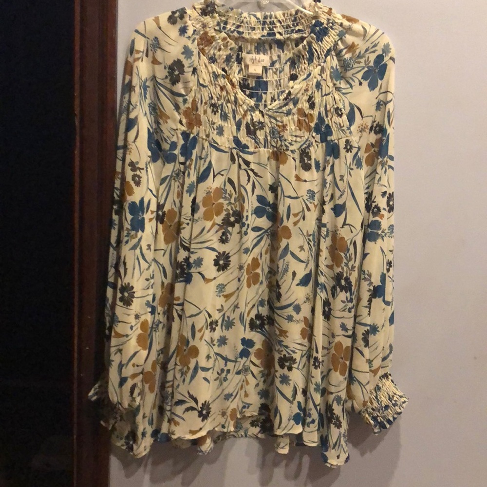Shirt, tunic, floral